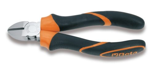 Beta 1082BM Oldalcsípőfogó, krómozott, gumibetétes műanyag nyéllel 160mm