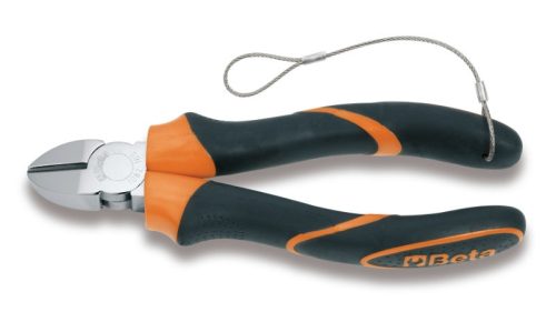 Beta 1082BMHS Oldalcsípőfogó, krómozott, gumibetétes műanyag nyéllel 160mm H-SAFE