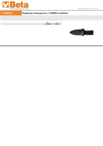 Beta 1128BMX/F Rugalmas műanyag tok a Beta 1128BMX ollóhoz
