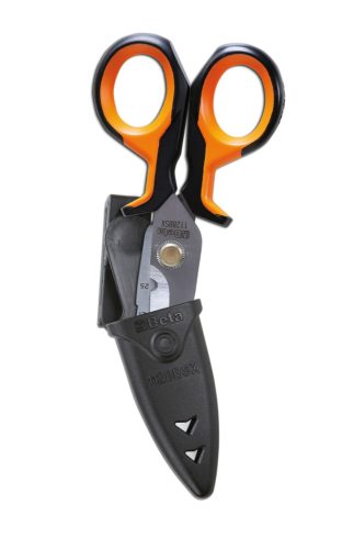 Beta 1128BSX Műszerész olló lépcsős maróprofillal, tokban 148mm