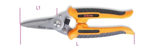 Beta 1130BMX Univerzális olló rozsdamentes acél egyenes élekkel mikrofogazattal 185mm
