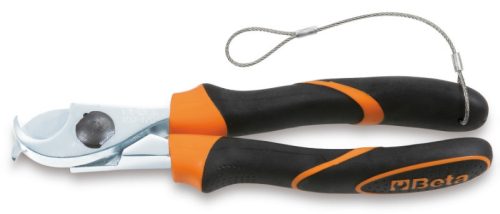 Beta 1132BMHS Kábelvágó, krómozott, gumibetétes műanyag nyéllel 230mm H-SAFE