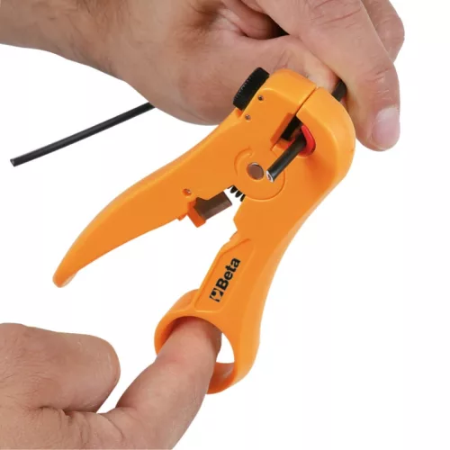 Beta 1144T Kábelcsupaszoló, kábelvágóval, zsebben elférő