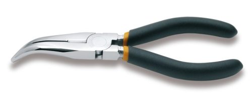 Beta 1168 Hajlított extra hosszú félkerekcsőrű fogó PVC-bevonattal 200mm
