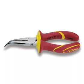   Beta 1168MQ Hajlított félkerekcsőrű fogó, extra hosszú, krómozott 160mm