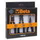 Beta 1169G/D3 1 kombinált fogó, 1 hosszú félkerekcsőrű fogó, 1 oldalcsípőfogó, csúszásmentes kétrétegű PVC bevonattal, ipari kivitel