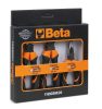 Beta 1169GBM/D3 3 részes készlet 1 kombinált fogó, 1 hosszú félkerekcsőrű fogó, 1 oldalcsípőfogó, kétkomponensű markolat, ipari kivitel