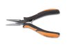 Beta 1177BM Elektronikai félkerekcsőrű fogó, hosszított kivitel bimateriális szár 140mm