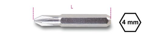 Beta 1256PH Bit hegy 4 mm Phillips®-csavarokhoz PH1