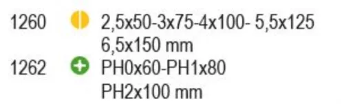 Beta 1263MC/D8 8 darabos színes csavarhúzókészlet (1260MC, 1262MC)