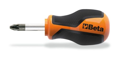 Beta 1269N/PZ Csavarhúzó Pozidriv®- és Supadriv®-csavarokhoz, extra rövid penge PZ2x30mm