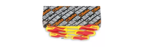 Beta 1272MQ/S5 5 részes csavarhúzó szerszám készlet Phillips®-csavarokhoz (1272MQ) PH0 - PH1 - PH2 - PH3 - PH4