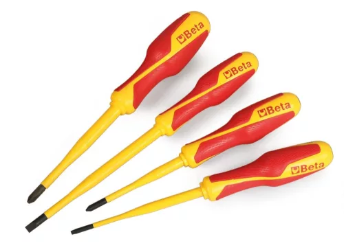 Beta 1273MQF/D4 4 részes csavarhúzó készlet, szigetelt 1000V