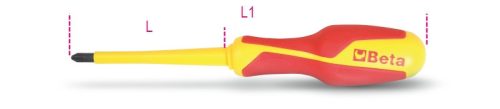 Beta 1279MQ PZ3 Pozidriv®- és Supadriv® csavarhúzó PZ3x150mm