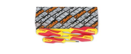 Beta 1279MQ/S4 4 részes csavarhúzó szerszám készlet Pozidriv® és Supadriv® csavarokhoz (1279) PZ0 - PZ1 - PZ2 - PZ3