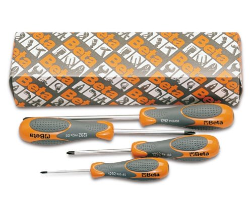 Beta 1292/S4 4 részes csavarhúzó szerszám készlet Phillips®-csavarokhoz (1292)