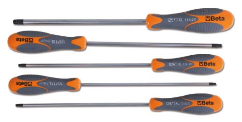 Beta 1297Tx-L/S5  5 darabos Beta Max csavarhúzó készlet Torx® csavarokhoz