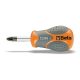 Beta 1299N/PZ Csavarhúzó Pozidriv®- és Supadriv®-csavarokhoz, extra rövid PZ1x30mm