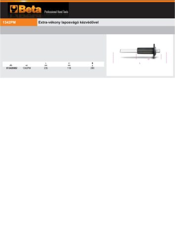 Beta 1342PM Extra-vékony laposvágó kézvédővel