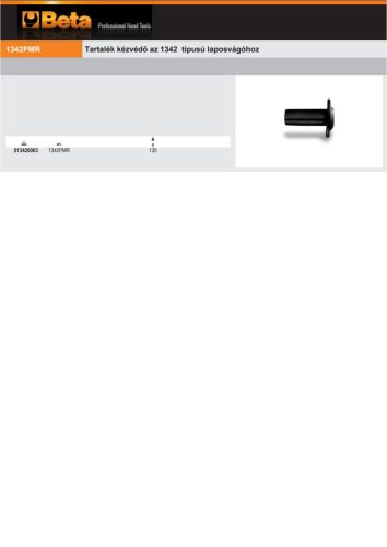 Beta 1342PMR Tartalék kézvédő a Beta 1342 típusú laposvágóhoz