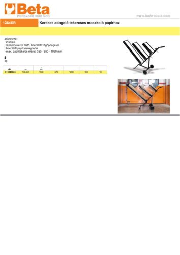 Beta 1364SR Kerekes tekercsadagoló