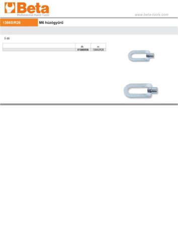 Beta 1366S/R26 M6 húzógyűrű