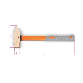   Beta 1370BA/PL Szikramentes lakatos kalapács, műanyag nyéllel 500
g