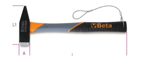 Beta 1370T-HS Lakatos kalapács német modell műanyag nyéllel H-SAFE 1000g