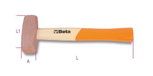Beta 1385 Bronzkalapács, fanyéllel 1500g