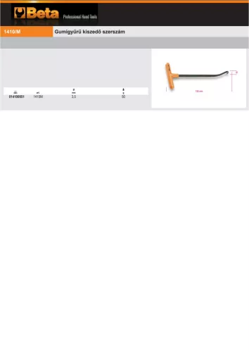 Beta 1410M Gumigyűrű kiszedő szerszám