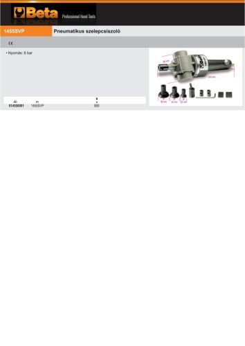 Beta 1455SVP Pneumatikus szelepcsiszoló