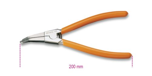 Beta 1458 Biztosítógyűrűfogó, krómozott, PVC-bevonatú szárral