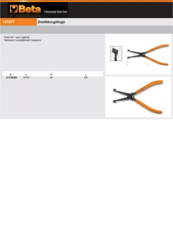 Beta 1470FT Dobfékrugófogó