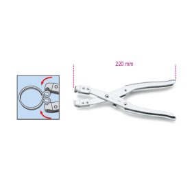 Beta 1472 Tömlőbilincsfogó, nikkelezett