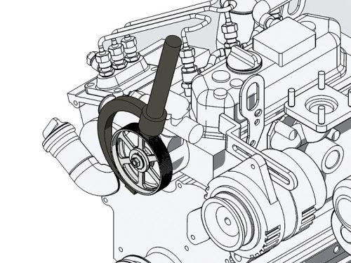 Beta 1485BP Félköríves szerszám fogas ékszíjtárcsák reteszeléséhez