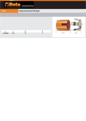 Beta 1493J Olajszűrőleszedő Multijet