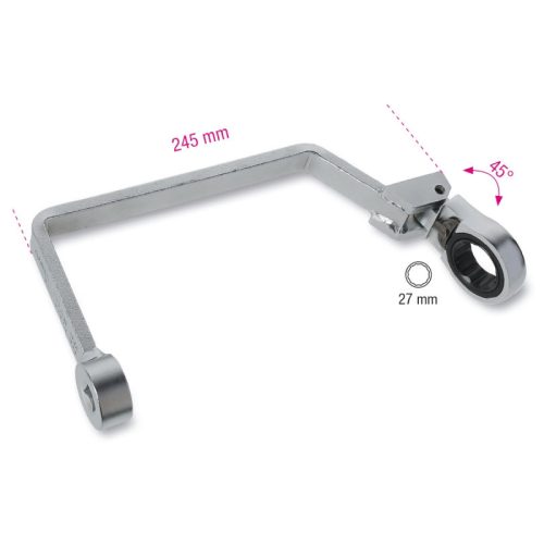 Beta 1493FF/2 Csuklós racsnis olajszűrő-leszedő