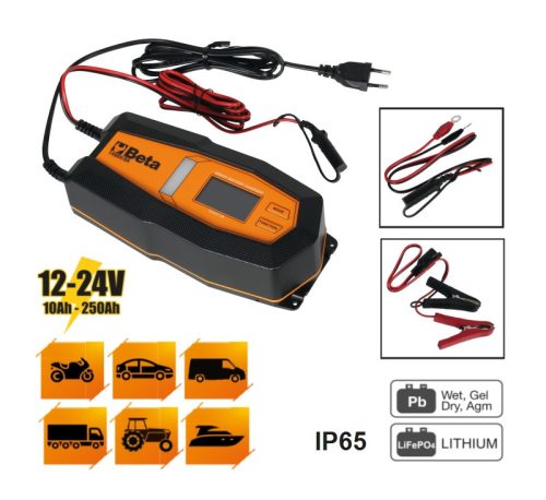 Beta 1498H/8A Többfunkciós elektronikus akkumulátortöltő, 12-24V