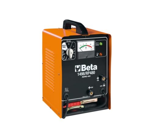 Beta 1498/RP480 Hagyományos akkumulátortöltő / gyorsindító, 12/24V