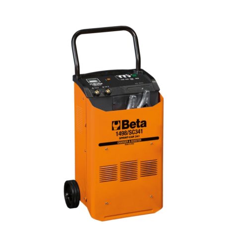 Beta 1498/SC341 Kerekes akkumulátortöltő / gyorsindító, 12/24V