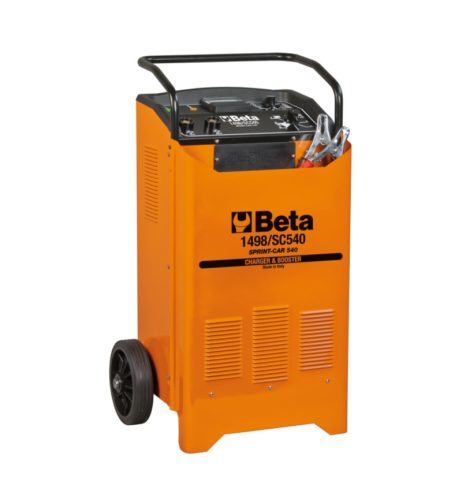 Beta 1498/SC540 Kerekes akkumulátortöltő / gyorsindító, 12/24V