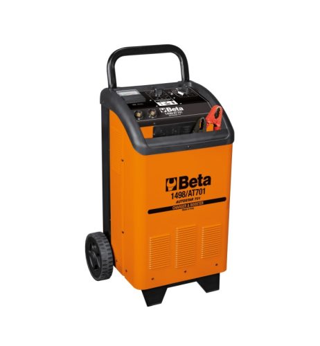 Beta 1498/AT701 Kerekes akkumulátortöltő / gyorsindító, 12/24V