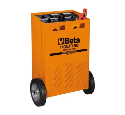Beta 1498/AT1300 Kerekes akkumulátortöltő / gyorsindító, 12/24V