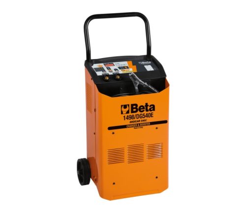 Beta 1498/DG540E Elektronikus akkumulátortöltő / gyorsindító, 12/24V, kerekes