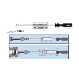 Beta 1540 Lehúzókalapács, galvanizált