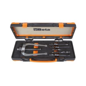   Beta 1545/C5M 6 részes belső csapágylehúzó készlet Beta 1542/1 ellentartóval és 5 darab Beta 1544 típusú belső lehúzóval, fémdobozban