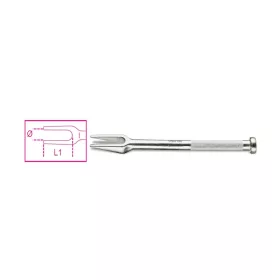 Beta 1565/1 Gömbfejszerelő villa, galvanizált 18mm