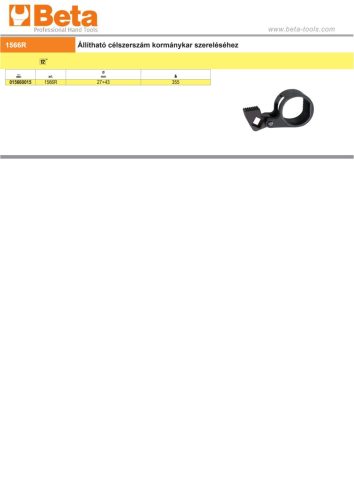 Beta 1566R Állítható célszerszám kormánykar szereléséhez 27-43mm