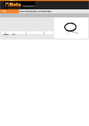 Beta 1639S Nylon behúzószalag cserélhető fejek