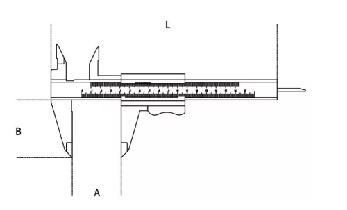 Beta 1651DGTB Digitális tolómérő,  pontosság: 0,01 mm 150mm